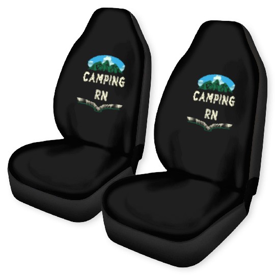 Camping RN Camper Forest Camp Jungle Vacation Wild Car Seat Covers