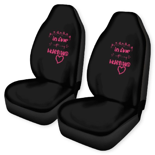 Love with My hasband Cute Valentine day Mom to Be Car Seat Covers