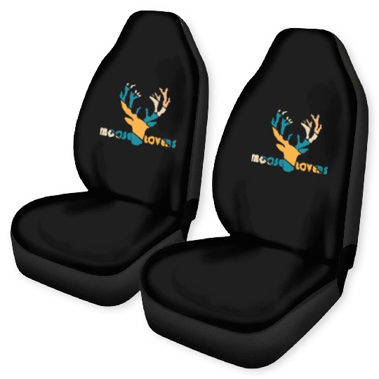 moose lovers Car Seat Covers