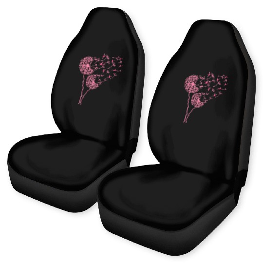 Flower Dandelion Tropical Bird Pink Flamingo Car Seat Covers