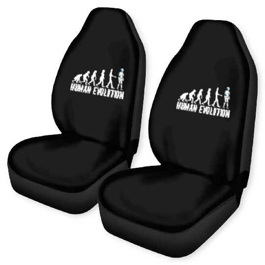 Robotics Robots Evolution Human Evolution Car Seat Covers