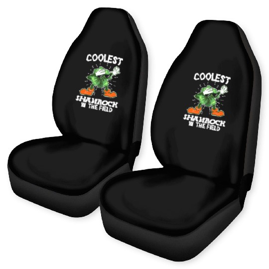 Coolest shamrock St. Patrick's Day Car Seat Covers