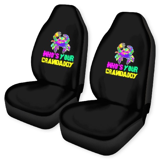 Happy Mardi Gras Funny Crawdaddy Quote Car Seat Covers