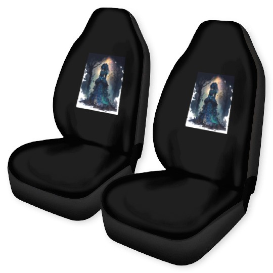 Black Nature Goddess - African American, Woodland Car Seat Covers