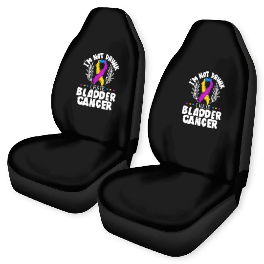 Bladder Cancer Warrior Bladder Cancer Awareness Car Seat Covers