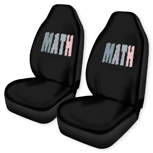 Math Teacher Gift Matching Teacher Squad Car Seat Covers