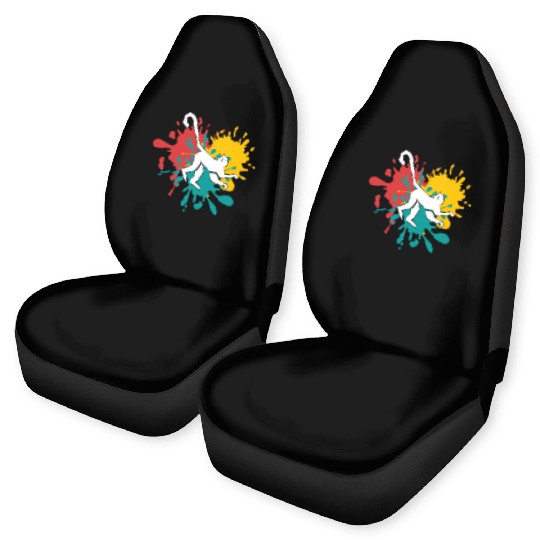 monkey silhouette Car Seat Covers