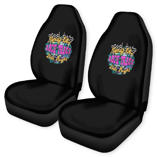 Fancy Like The Race Track On A Date Night Vintag Car Seat Covers