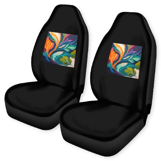 colorful and vibrant abstract painting Car Seat Covers