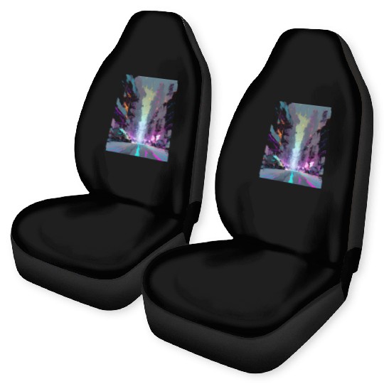 Modern Gothic AI PRINT Car Seat Covers