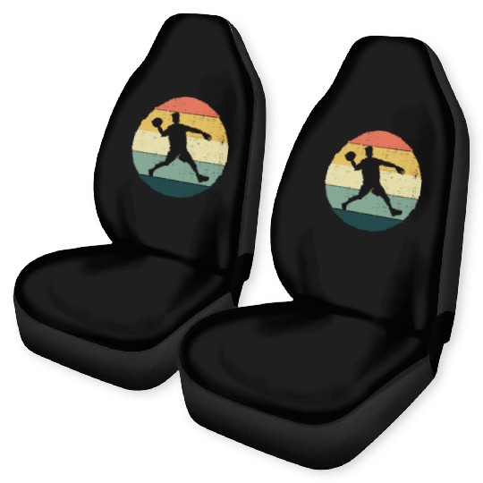 Dodgeball Player Coach Team Sports Vintage Retro Car Seat Covers