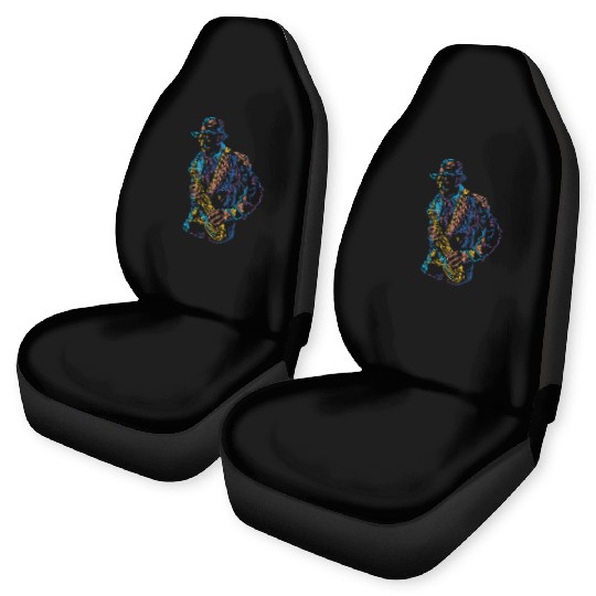 Jazz music improvisation festival Car Seat Covers