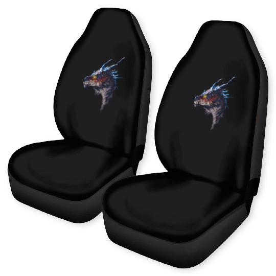 Fierce Dragon Head Car Seat Covers
