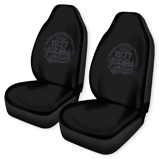 1977 vintage Birthday since 1977 Car Seat Covers