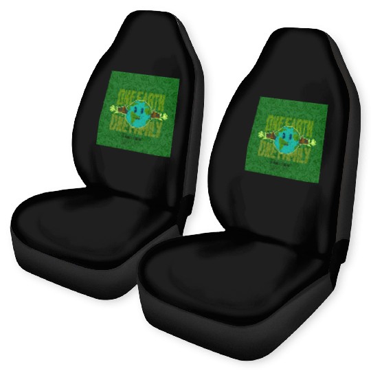 One Earth One Family (Sustainable for earth day) Car Seat Covers
