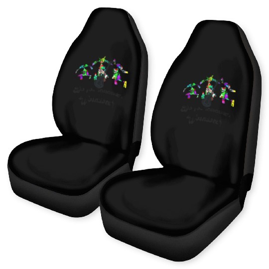 Hippie Goats playing guitar remembering Woodstock Car Seat Covers