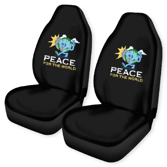 Spread Peace with our World-Embracing Design Car Seat Covers