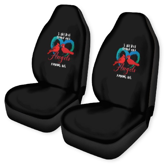 I Believe There Are Angels Among Us Cardinal Bird Car Seat Covers