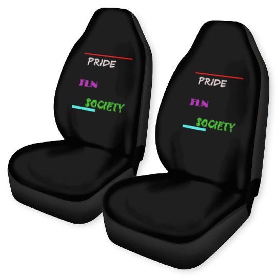 PRIDE FUN SOCIETY Car Seat Covers