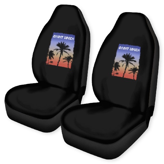 Orient Beach Saint Martin Sunset Vacation Car Seat Covers