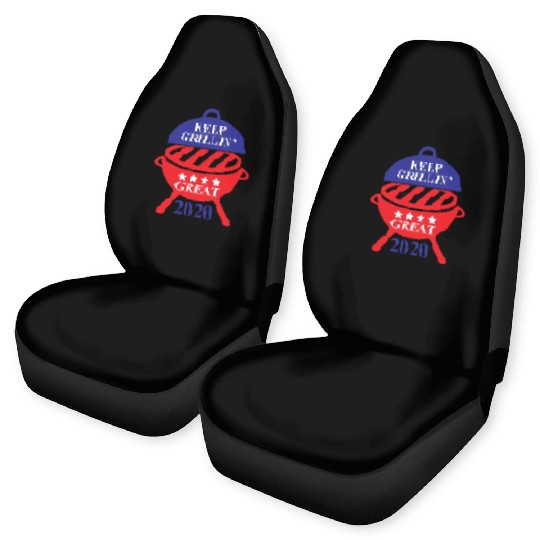 Keep Grillin Great 2020 Guys Republican Funny Gift Car Seat Covers