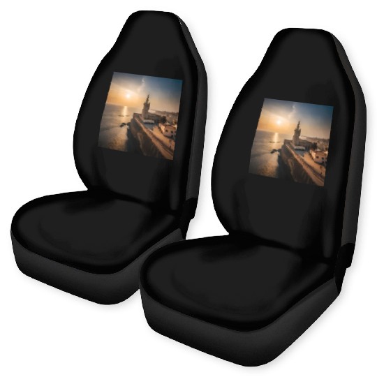 Fantasy pictures ,town Morocco ,city Rabat Car Seat Covers