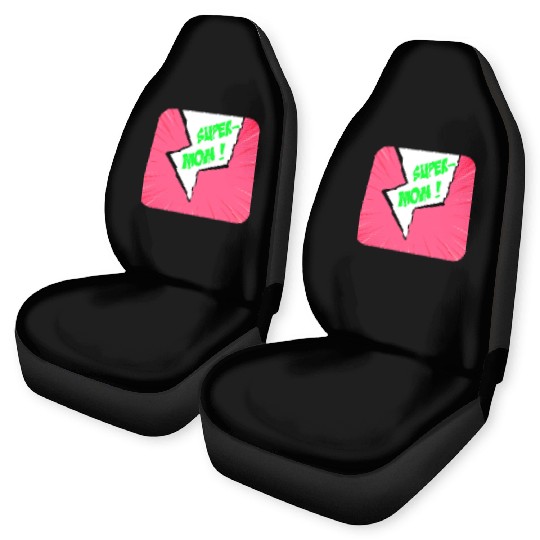 Super-mom super-hero. Best mom Mother's day Comics Car Seat Covers