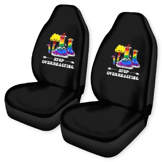 Gay Pride Rainbow Flag Science Teacher Car Seat Covers