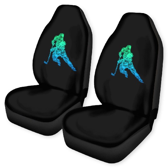 Hockey Player Ice Hockey Youth Car Seat Covers
