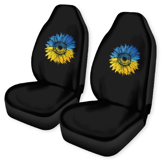 Sunflower Ukraine Ukrainian Flag Stand With Ukrain Car Seat Covers