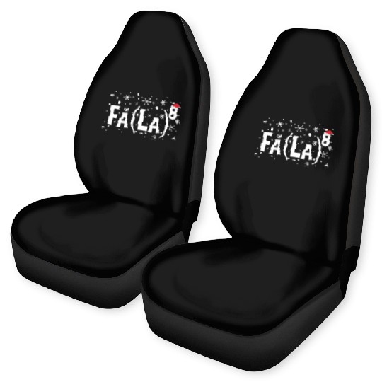 Fa La 8 Math Teacher Fa La La Car Seat Covers