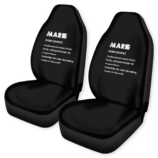 Marie Name Car Seat Covers