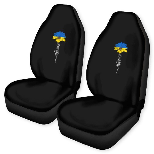 Ukraine Flag Sunflower Ukrainian Support Ukraine Car Seat Covers