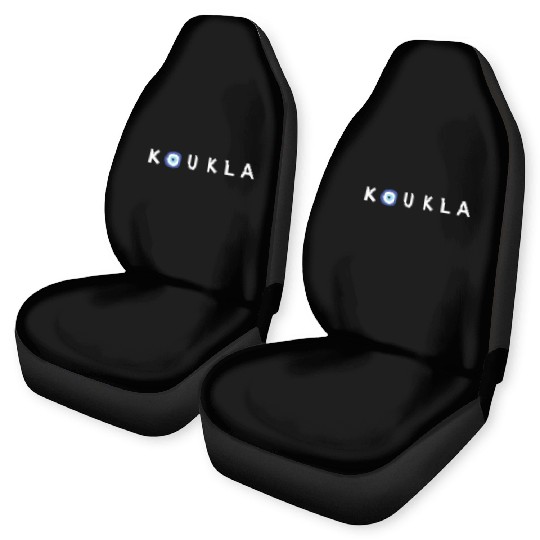 Koukla Evil Eye Greek Greek Pride Greece Car Seat Covers