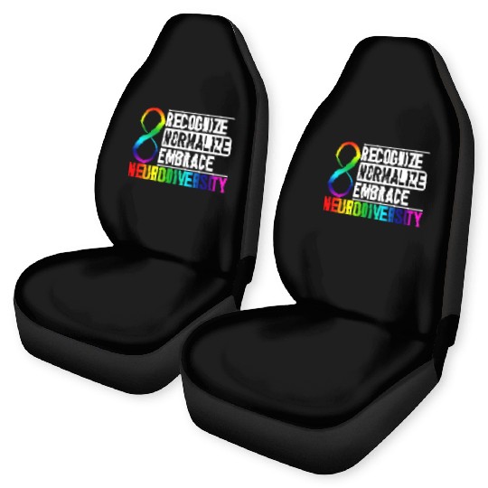 Recognize Normalize Embrace Neurodiversity Adhd Car Seat Covers