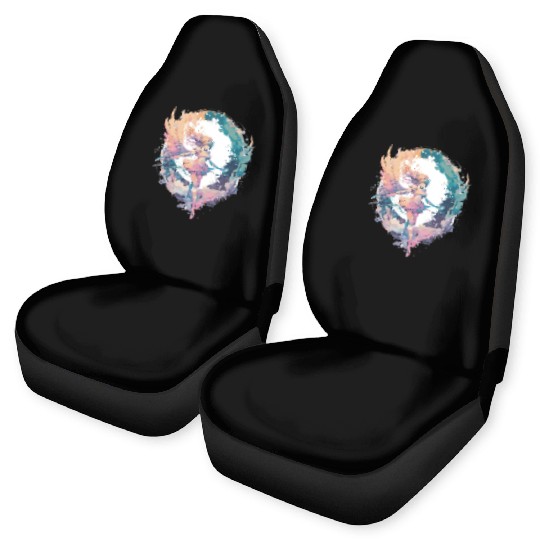 Watercolor Fairy Fairycore Grunge Pastel Goth Aest Car Seat Covers