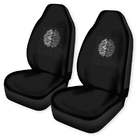 Computer Circuit Digital Brain Ai Neural Network Car Seat Covers