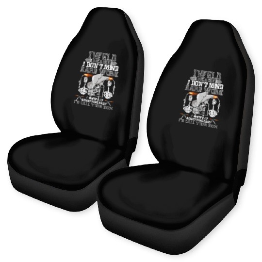 i d call your mom welder Funny Car Seat Covers