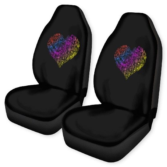 Music Heart Musician Composers Music Lover Car Seat Covers