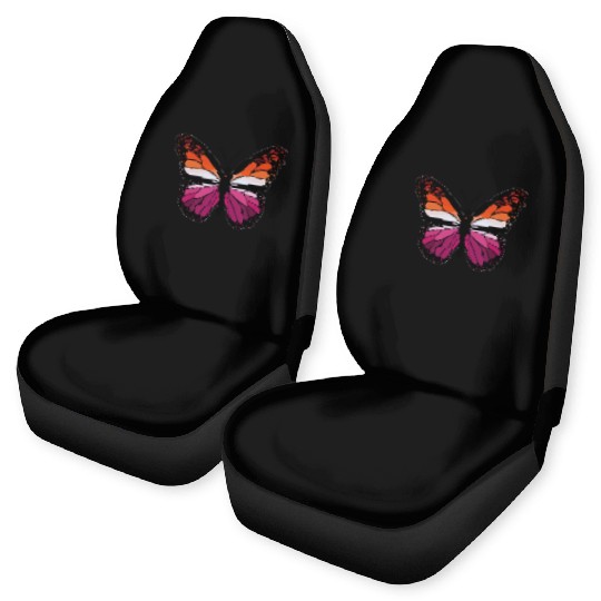 Lesbian Monarch Butterfly Sticker Car Seat Covers