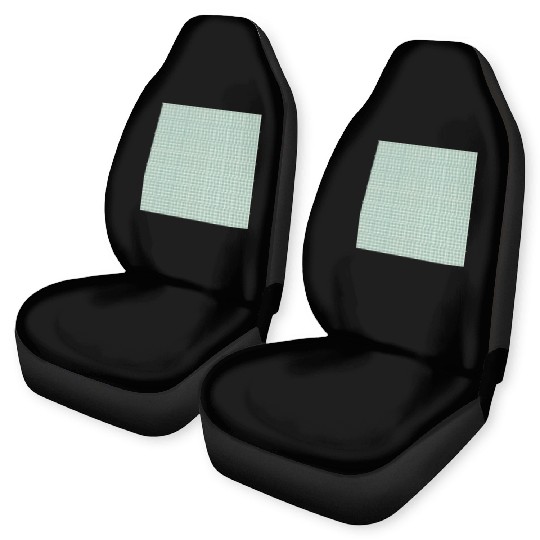 Teal Dots Pattern Car Seat Covers