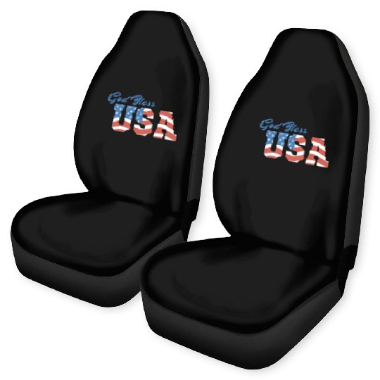 God Bless America Car Seat Covers