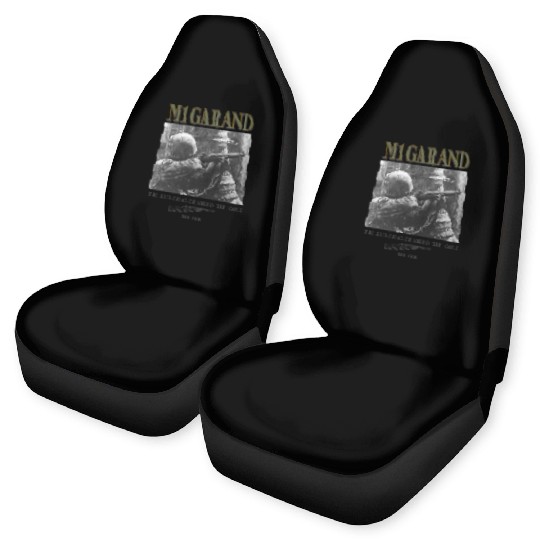 World War 2 Weapon M1 Garand Rifle Car Seat Covers