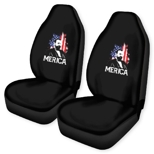 Merica USA Presidents America Fan USA Party Car Seat Covers