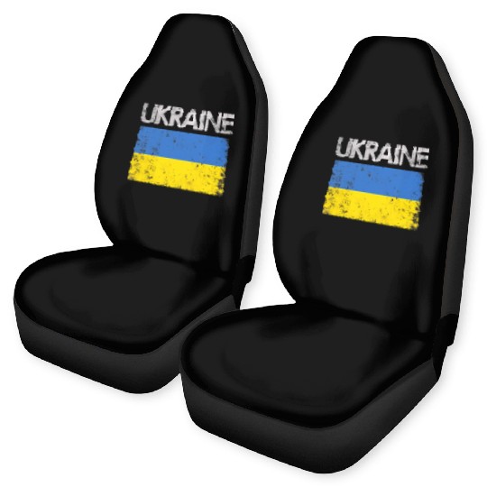 Ukraine Ukrainian Flag Pride Car Seat Covers