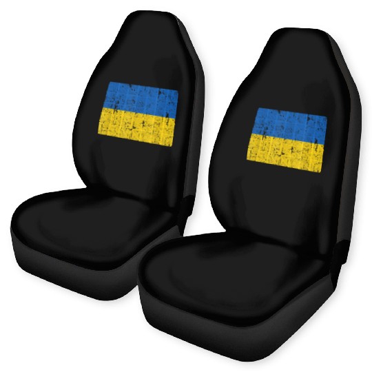 Ukrainian Flag Of Ukraine Style Car Seat Covers