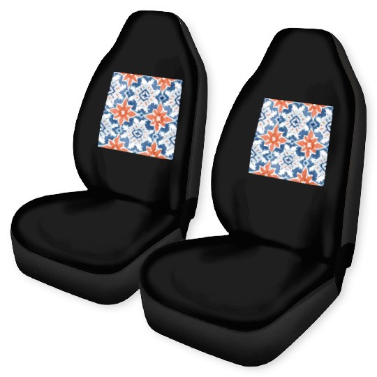 Summer Melange Detailed Ceramic Tile Collection 01 Car Seat Covers