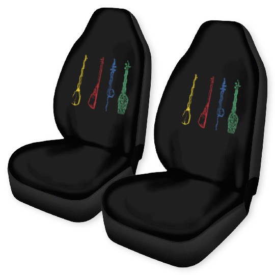Irish Bouzouki Instrument Greek Car Seat Covers