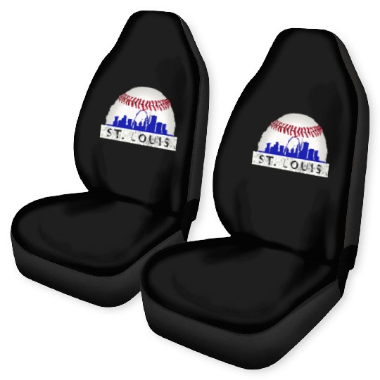 Saint Louis Red Cardinal Dress Hometown Skyline Gi Car Seat Covers