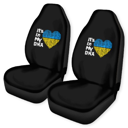 It'S In My Dna Ukraine I Stand With Ukraine Car Seat Covers